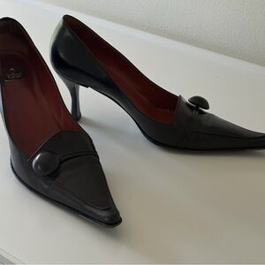 Italian Leather Pumps - Size 40 (9.5)
